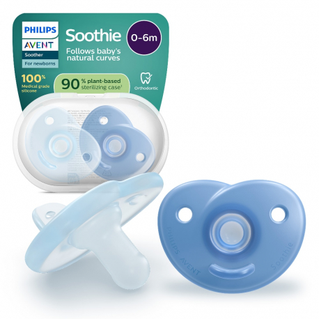 Σετ 2 πιπίλες Philips Avent Soothie 0-6M SCF099/26