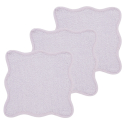 Σετ 3 λαβέτες Meyco Wavy Soft Lavender