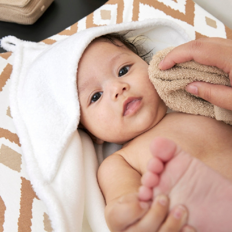 Σετ 6 λαβέτες πετσετέ Meyco Off-white/Sand/Toffee