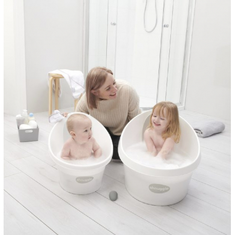Μπάνιο Shnuggle® Toddler Bath 12m+ White/Grey