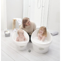 Μπάνιο Shnuggle® Toddler Bath 12m+ White/Grey