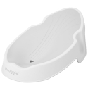 Ξαπλώστρα μπανιέρας για νεογέννητο Shnuggle® White/Grey