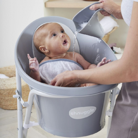 Βρεφικό μπάνιο Shnuggle® Baby Bath 0-12m Pebble Grey