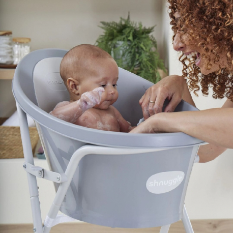 Βρεφικό μπάνιο Shnuggle® Baby Bath 0-12m Pebble Grey
