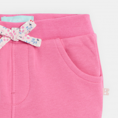 Obaibi Παντελόνι φόρμας από χνουδωτό ύφασμα για μωρά κοριτσάκια