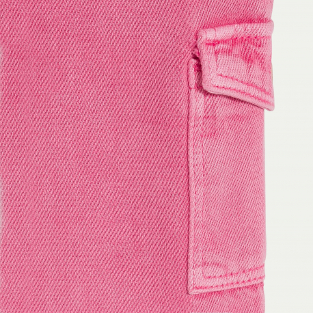 Obaibi Παντελόνι cargo από βαμβακερό τουίλ για μωρά κοριτσάκια