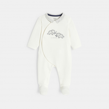 Obaibi Φορμάκι ύπνου από κοτλέ βελούδο, ελέφαντας, για μωρά αγοράκια