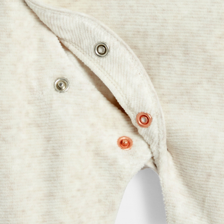 Obaibi Φορμάκι ύπνου από κοτλέ βελούδο μπεζ για μωρά αγοράκια