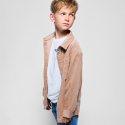 Okaidi T-shirt manches longues motif dos blanc Garcon