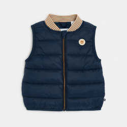 Obaibi Μπουφάν ελαφρύ αμάνικο σε ναυτικό μπλε για μωρά αγοράκια