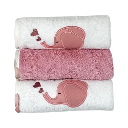 Σετ λαβέτες 2+1 Baby Star Elephant