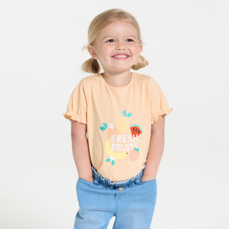 Obaibi Μπλούζα με μοτίφ πασχαλίτσα, ροζ, για μωρά κοριτσάκια