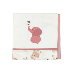 Σεντόνια λίκνου Baby Star Elephant σετ των 2