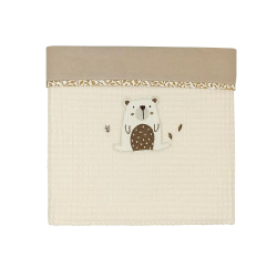 Κουβέρτα πικέ κούνιας Baby Star Natura 100x150 cm