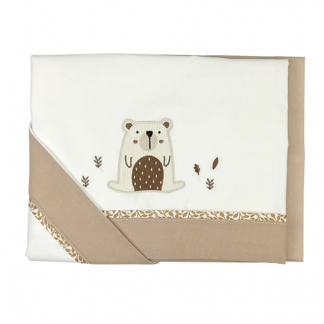 Σετ σεντόνια κούνιας Baby Star Natura 110x150 cm