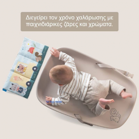 Στρώμα - αλλαξιέρα με μαλακό βιβλίο Taf toys Sensory Tales Changing Mat