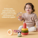 Στοιβαζόμενα δαχτυλίδια δραστηριοτήτων Taf toys Stack-a-Panda