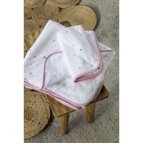 Πετσέτες Nima Bebe Nene Pink σετ των 2