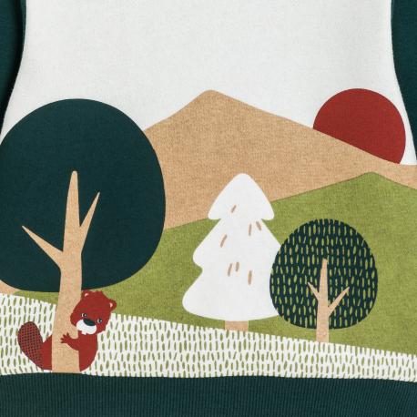 Obaibi Φούτερ πράσινο για μωρά αγοράκια