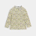 Obaibi Μπλούζα με γιακά με κυματιστά άκρα με τυπωμένα σχέδια, για μωρά κοριτσάκια