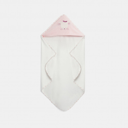 Obaibi Κάπα μπουρνούζι από πετσετέ ύφασμα ποντικάκι, για μωρά κοριτσάκια