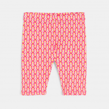 Obaibi Κολάν κοντό με τυπωμένα φρούτα και λουλούδια για μωρά κοριτσάκια