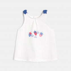 Obaibi Φανελάκι αμάνικο με φιόγκους για μωρά κοριτσάκια