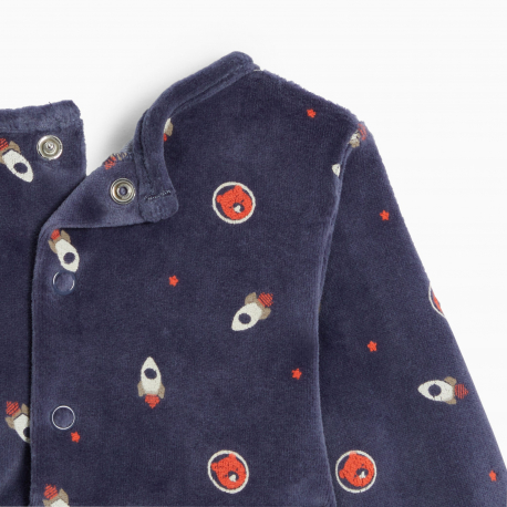 Obaibi Φορμάκι ύπνου βελουτέ, πύραυλος για μωρά αγοράκια