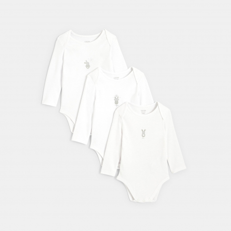 Obaibi Κορμάκι με σχέδιο κουνέλι (σετ 3)