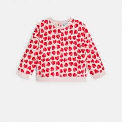 Obaibi Φούτερ από χνουδωτό ύφασμα, λουλούδι για μωρά κοριτσάκια