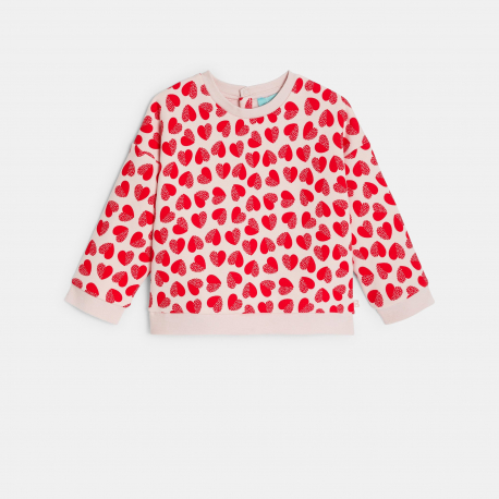 Obaibi Φούτερ από χνουδωτό ύφασμα, λουλούδι για μωρά κοριτσάκια