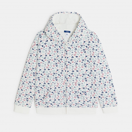 Okaidi Φούτερ  με κουκούλα με τυπωμένα σχέδια για κορίτσια