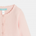 Obaibi Ζακέτα από πλεκτό ύφασμα σε ιδιαίτερο σχέδιο ροζ για μωρά κοριτσάκια