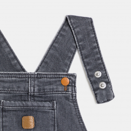 Obaibi Σαλοπέτα από τζιν ύφασμα γκρι για μωρά αγοράκια