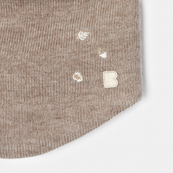 Obaibi Λαιμός πλεκτός επενδεδυμένος με μαλακή οικολογική γούνα για μωρά κοριτσάκια