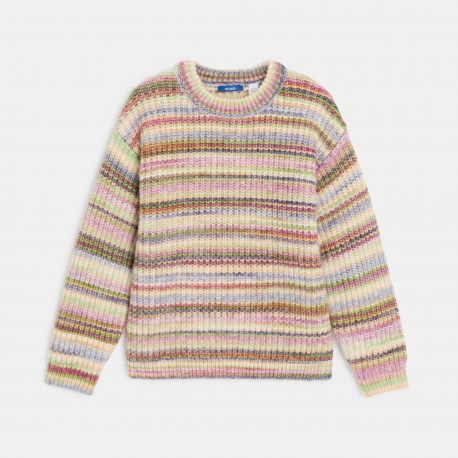 Okaidi Pull raye multicolore Fille