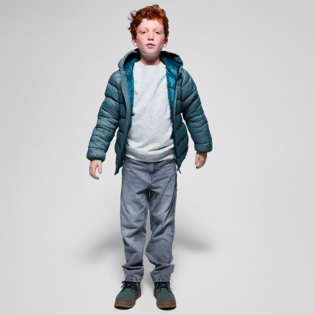 Okaidi Μπουφάν σκούρο γκρι για αγόρια