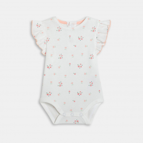 Obaibi Σαλοπέτα κοντή, βαμβακερή με ιδιαίτερο σχέδιο και  κορμάκι με μοτίφ  φράουλες γι