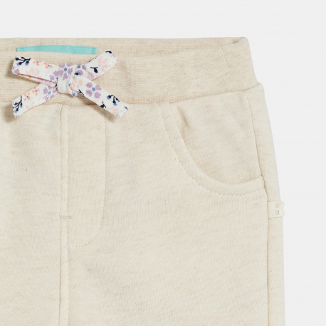 Obaibi Παντελόνι φόρμας από χνουδωτό ύφασμα για μωρά κοριτσάκια