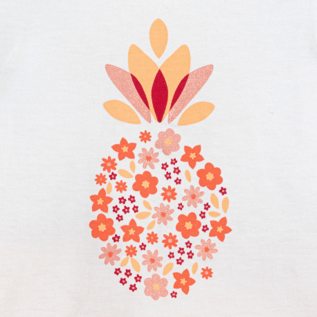 Obaibi Πιτζάμα σε δύο τεμάχια, ανανάς, ροζ  για μωρά κοριτσάκια