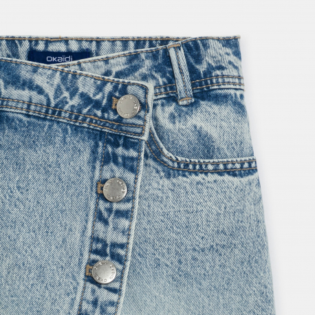 Okaidi Φούστα-σορτς κοντή από τζιν για κορίτσια