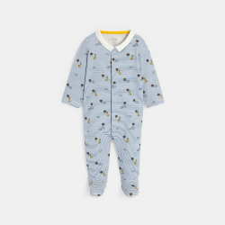 Obaibi Φορμάκι ύπνου interlock ριγέ, ζωάκια, για μωρά αγοράκια