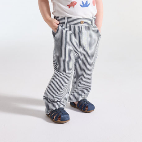 Obaibi Παντελόνι ίσιο ριγέ για μωρά αγοράκια