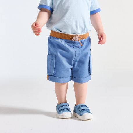 Obaibi Σορτς σε στυλ cargo με ελαστική μέση για μωρά αγοράκια