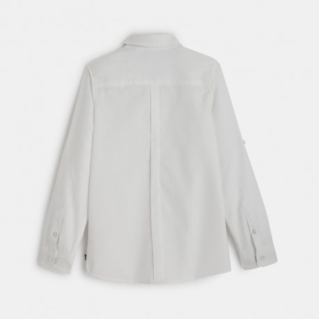 Okaidi Πουκάμισο Oxford με γιακά σε αμερικανικό στιλ, τιρκουάζ για αγόρια