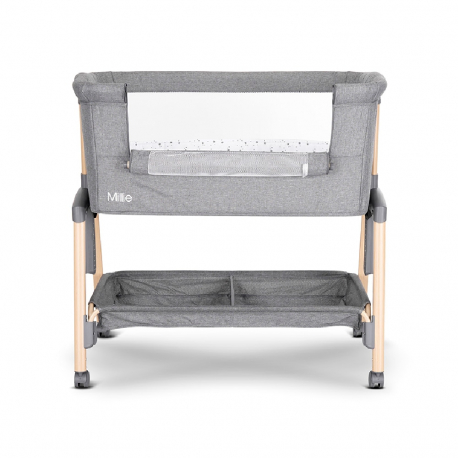 Λίκνο Lorelli® Premium Millie Wooden Effect - Grey