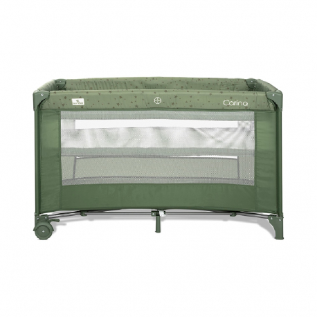 Παρκοκρέβατο 2 επιπέδων Lorelli® Classic Carina Green Stars
