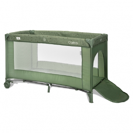 Παρκοκρέβατο 2 επιπέδων Lorelli® Classic Carina Green Stars