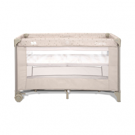 Παρκοκρέβατο 2 επιπέδων Lorelli® Classic Carina Beige Stars