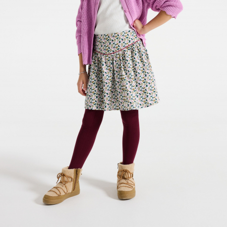 Okaidi Φούστα κοντή με τυπωμένα σχέδια γκρι για κορίτσια